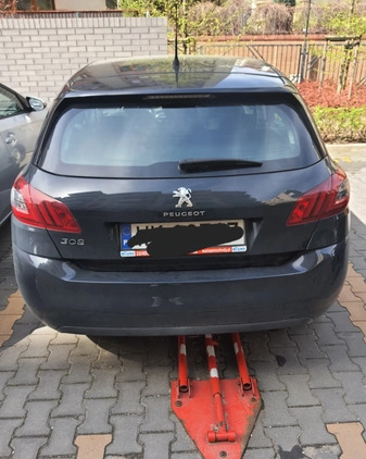 Peugeot 308 cena 38000 przebieg: 142500, rok produkcji 2017 z Warszawa małe 11